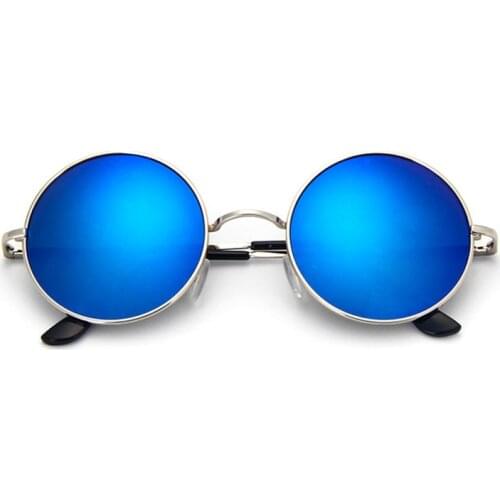 Vintage Classic Retro Fashion Round Sunglasses Women Men Metal Frame Brand Designer Mirror Sun Glasses Eyewear Eyeglasses UV400