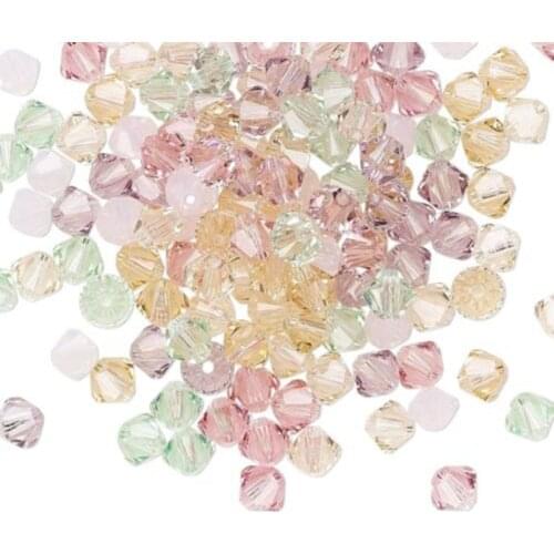 STENYA 6mm Accessories Crystal Czech Beads Bicone Faceted Lariat Necklace Headband Diy Jewelry Earring Bracelet Decor Strand