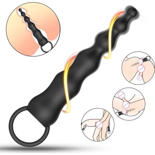 G-spot stimulation Vibration backyard pull beads Masturbator anal plug prostate massage vibration Butt plug Sex Toys For Women