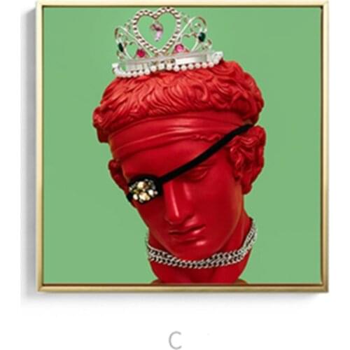 VENUS ROMAN MYTHOLOGY STREET ART PAINTING PLASTER SCULPTURE LIKE PHOTOGRAPHY COLOR MODERN STUDIO DECORATIVE PAINTING M3207