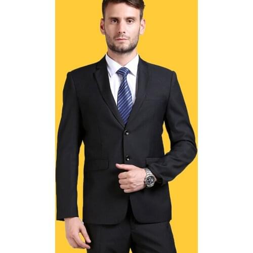 Spring Men suits With pants Business suit Office cloth Men Straight