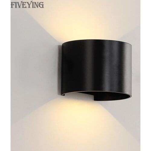 Waterproof LED aluminum wall lamp 6w 12w Up/Down wall-Mounted lamp fixture outdoor indoor decoration Light AC220V/110V