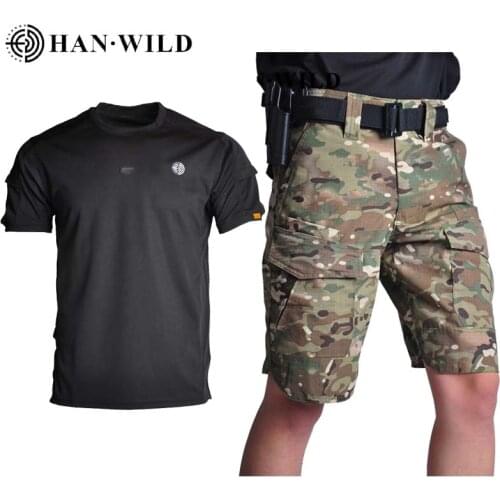 Multicam CP Military Uniform Camouflage Suit Tatico Military Airsoft Paintball Equipment Summer Outdoor Tactical Shirt Short Set