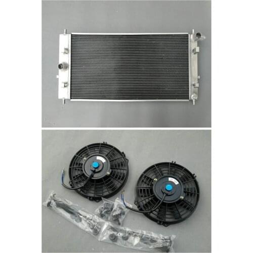 Aluminum Radiator+2*FAN For CHEVROLET COBALT SS LSJ LNF 2.0 2.2 2.4 2005-2010 2005 2006 2007 2008 2009 2000 10 High Performance