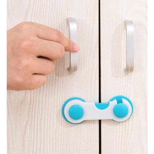1/5/10pcs Multi-function Baby Drawer Lock Plastic Child Safety Lock Cabinet Refrigerator Window Closet Protective Toddler Protec