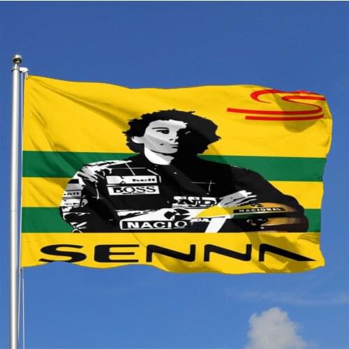 Ayrton Senna 1 Flag Banner Home Outdoor Gift Party Portugal Assyrian Usa Flag