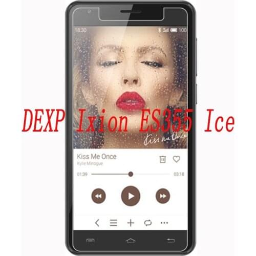 2PCS Smartphone Tempered Glass for DEXP Ixion ES355 Ice 9H Explosion-proof Protective Film Screen Protector cover phone