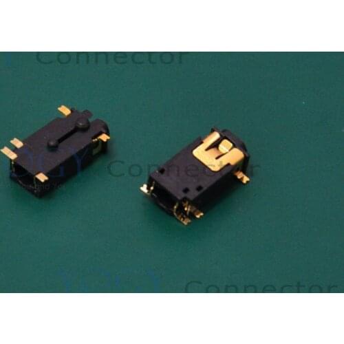 20pcs Tablet and phone widely used 2.5mm Audio Jack, 5 Fixed feet SMT, Headphone Jack Connector, Size 11*5.3*3mm