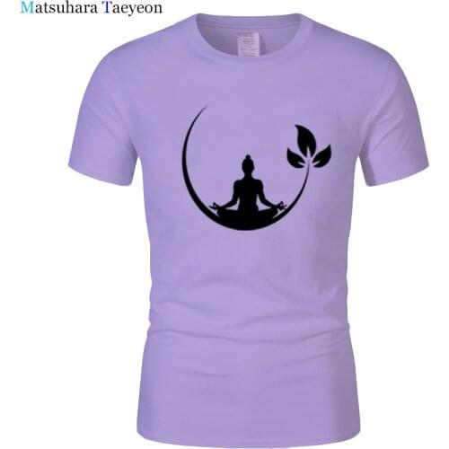 2020 Women T Shirt Meditation Room Buddhist Zen Summer FUNNY T SHIRTS Print T-shirt Woman Short Sleeve O Neck Cotton Tshirt T81