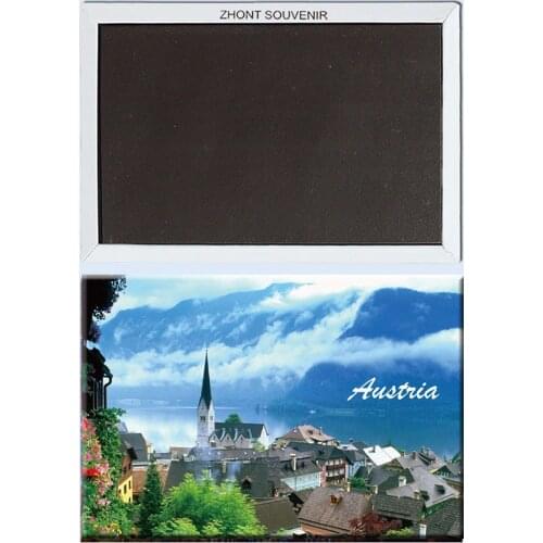 Austria_Salzkammergut Metal wrapped TinPlate Fridge Magnets 22041,Quality Souvenirs for world Attraction