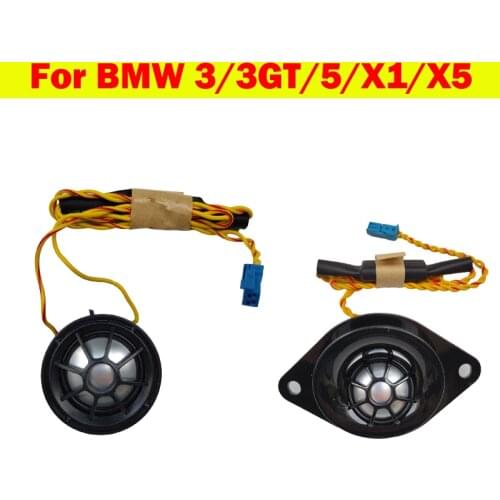 Car Tweeter Hi-Fi High Pitch Sound Music Treble Speaker Horns For BMW 3/3GT/5/X1/X5 Series E90 F30 F34 F10 G30 F48 E70 F15