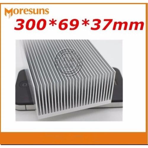 Free Ship by DHL/Fedex/EMS 5PCS 300*69*36mm Custom made Aluminum heat sink high-power dense tooth 300*69*37mm Aluminum Radiator