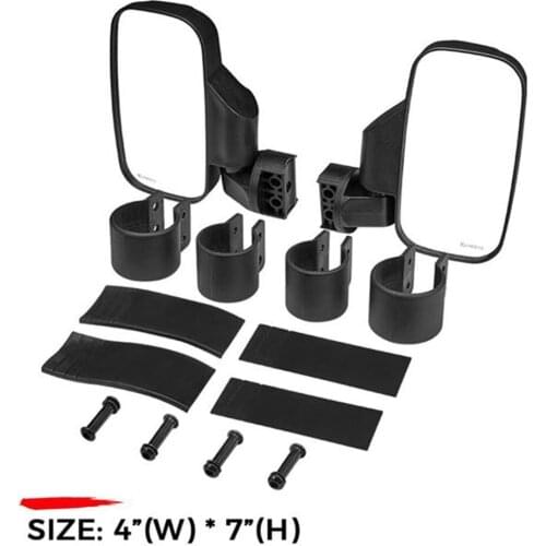 UTV Side Rear View Mirrors For Can Am Maverick X3 1.75" 2" Mirrors w/ Free Rivets for Polaris RZR 800 900 1000 RZR PRO XP 2020