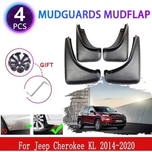 For Jeep Cherokee KL 2014 2015 2016 2017 2018 2019 2020 Mudguards Mudflap Fender Mud Flaps Splash Guards Protect Car Accessories