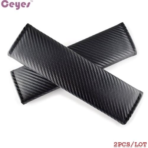 Ceyes Car Styling Car Seat Belt Cover Case For Peugeot Hyundai Mazda For Ford Volvo Jeep Mercedes Smart AMG Emblems Car-Styling