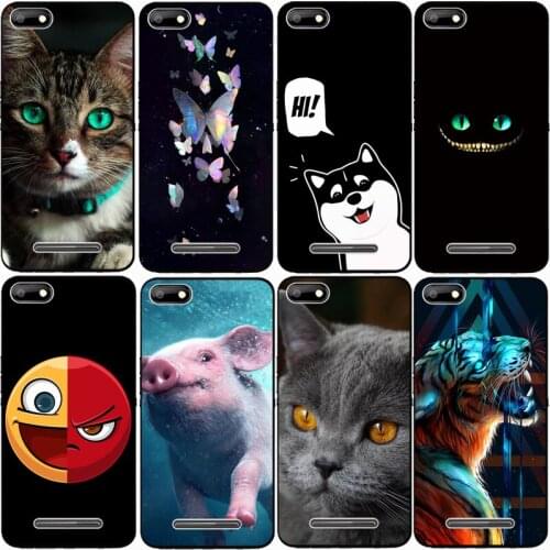 For BQ 5020 STRIKE Case Rose Wolf Cute Patterned Cover Soft Silicon Phone Case for BQ 5020 Strike Top Quality