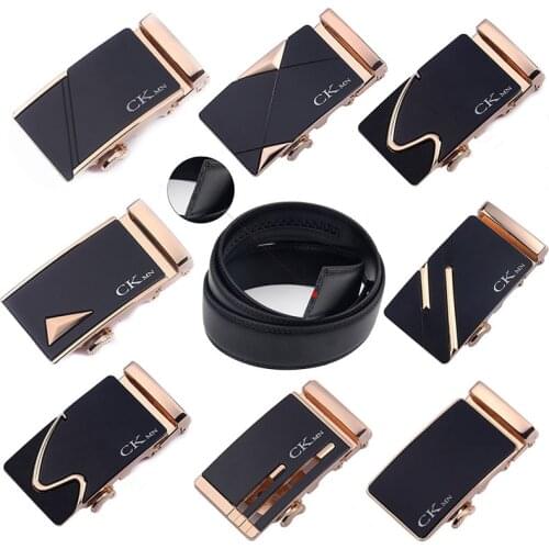 CKMN Brand Designer Belt Buckle For Men Metal Automatic Buckle Fashion Male Brand Luxury Suitable Width 3.5-3.6CM Mens Belts