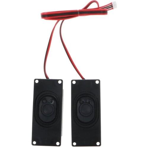2Pcs 3070 Advertising LCD TV Speakers Loudspeaker 4 Ohm 3W Rectangle Speaker New