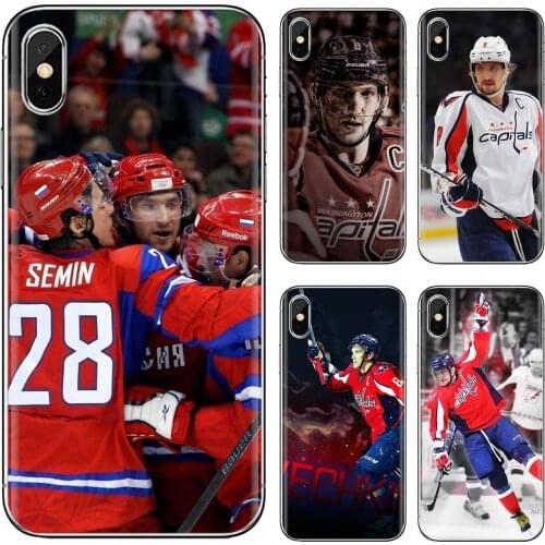 For iPhone iPod Touch 11 12 Pro 4 4S 5 5S SE 5C 6 6S 7 8 X XR XS Plus Max 2020 Slim Silicone Soft TPU Phone Case Alex Ovechkin