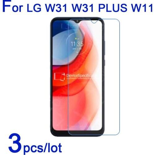 For LG W31 W31+ PLUS W11 LCD protection film,3pcs/lot Soft Screen Protectors Clear/matte/Nano Explosion-Proof Protective Films