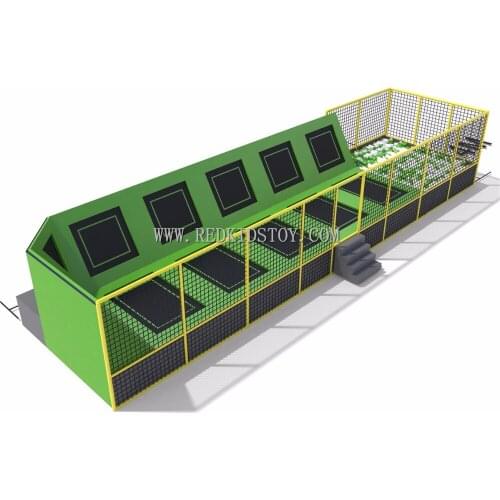 Exported to Canada Park Trampolines With Foam Pit CE Certified HZ-047