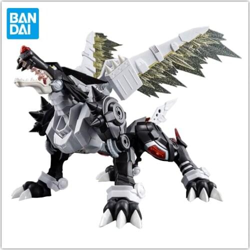Bandai Figure Rise Digimon Adventure Black Metal Garurumon Metalgarurumon Assembly Model Action Anime Figure Kids Toys Gift