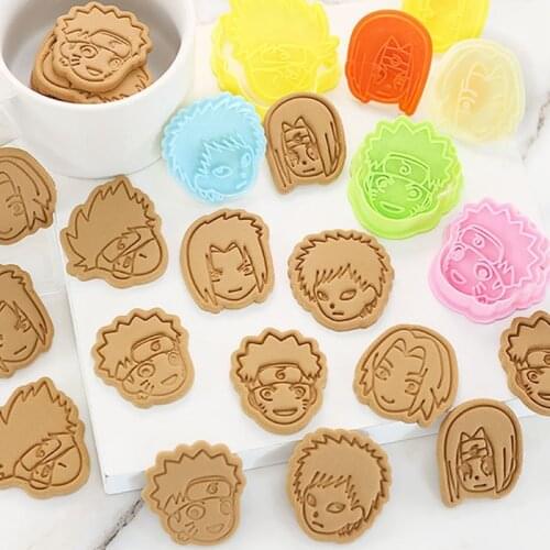 1 anime Sasuke cartoon cookie mold press cookie mold plastic mold cookie tool