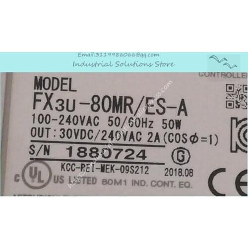 FX3U-80MR-ES-A FX3U-80MR FX3U-80MR/ES-A New Original Boxed