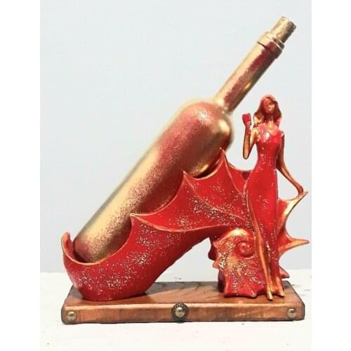 Custom Design Lady Wine Holder Authentic Restaurant Supplies Bar Supplies Bar Wine Holder Bottle Holder