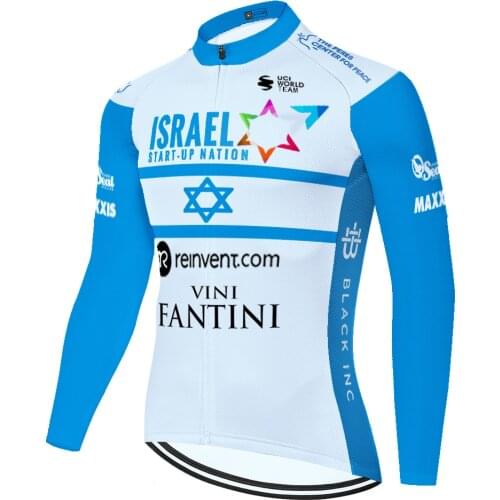 2021 ISRAEL cycling jersey long sleeve summer spring Bicycle Moutain breathable maillot manga larga mountain bike jersey