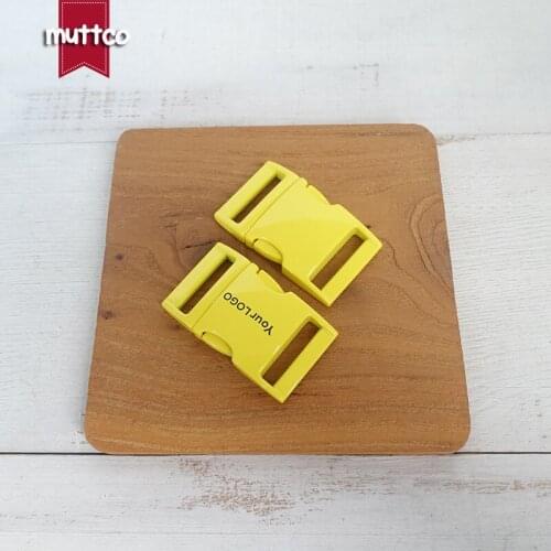 Metal yellow buckles for 25mm DIY sewing accessory buckle,We provide laser engraving service customize LOGO