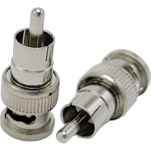 BNC to RCA connector BNC Male to RCA male Plug Straight Convert Connector Adapter