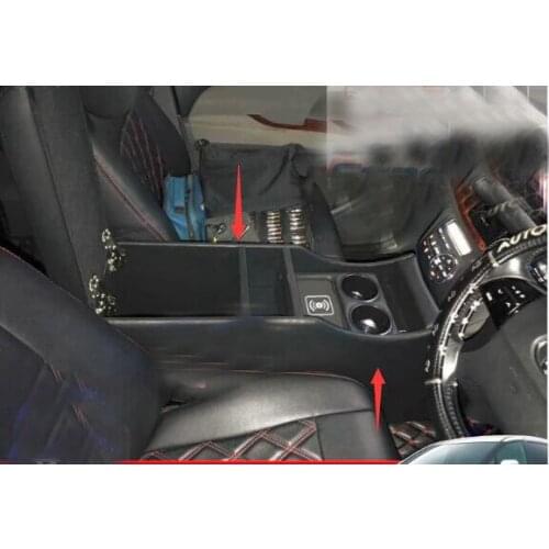 For ESTIMA 50 Series Front Row Armrest Storage Box With Wireless Charger