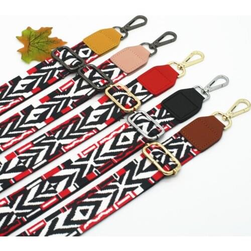 140CM National Style Handbag Belt Strap Accessory Adjustable Bag Belt For Shoulder Bag Strap Replacement Strap Part KZ151359