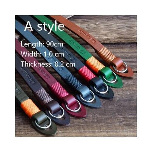 Genuine Leather Camera straps Strap Universal Camera Carrying Belt Wrist Strap Grip Band for Sony/Lumix/Nikon/Canon