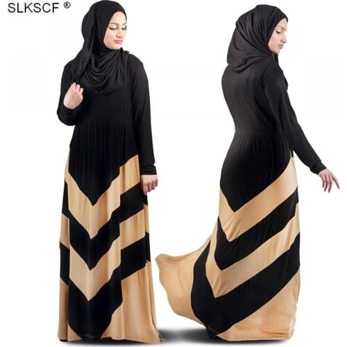 [SLKSCF] New Design Turkish Islamic Fashion Women Abaya Malaysia Plus Size Long Sleeve Muslim Dress