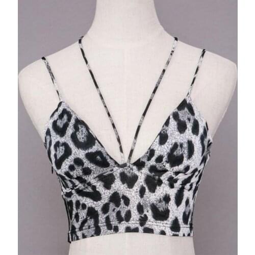 New Latin Dance Top Leopard Print Sexy Vest Women Practice Clothing Tango Cha Cha Rumba Samba Dancing Performance Wear DNV12664