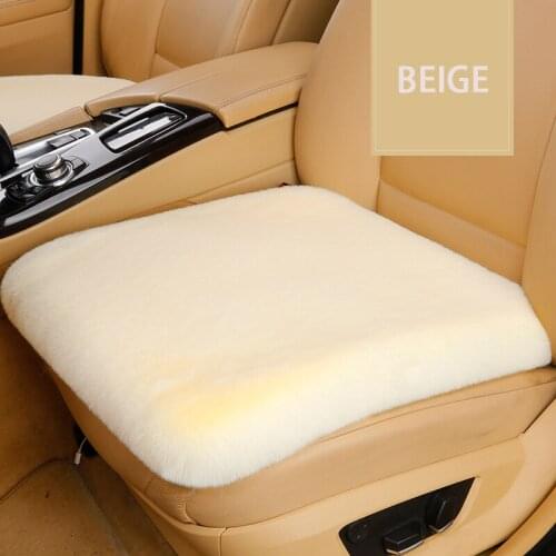 Universal Size Plush fur car seat cover car interior cover car front and rear cushion protection cushion
