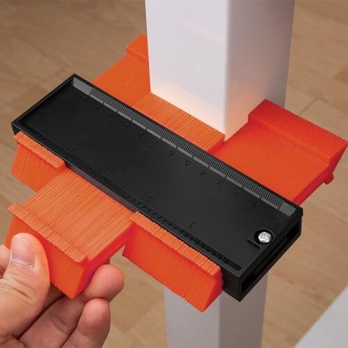 Irregular Contour Gauge Curved Ruler Plastic Instrument Profile Proportion Template Curvature Tiled Laminate Universal Hand Tool