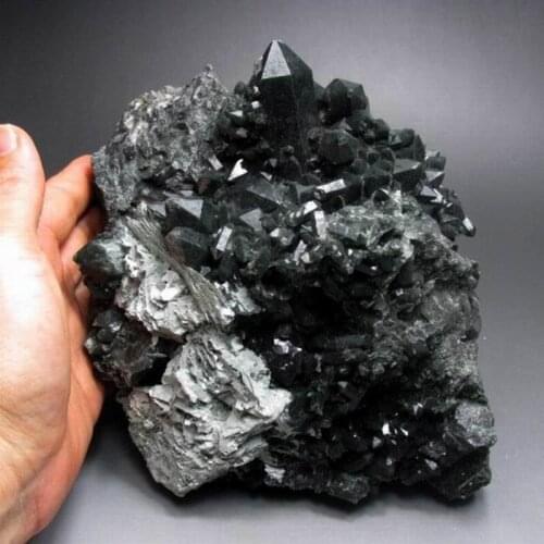 3313g Prasem Prase Green Quartz Cluster - crystals and stones healing Mineral specimen Home Decor feng shui decoration