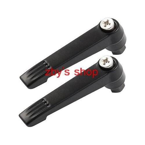 M6 6mm Female Thread Spring Loaded Adjustable Handles x 2