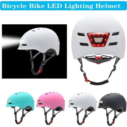 2021 New Cycling Helmet With Warning Light Riding Ultralight Bike Helmet MTB Bicycle Helmet capacete ciclismo шлем велосипедный