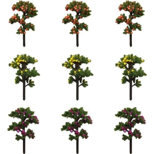 70mm X 40mm, 1 PiecOrange Tree Grapefruit Tree Apple Tree Miniature Landscape Simulated Fruit Tree Holiday Home Decoration