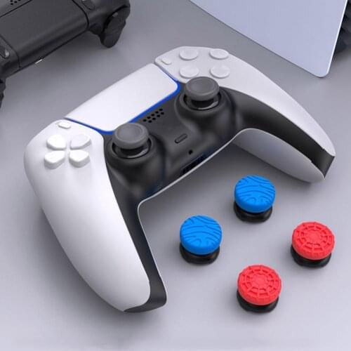 8Pcs Thumb Stick Grip Sensitive Non-slip Elastic Joystick DIY Thumb Rocker Hat for PS5/4