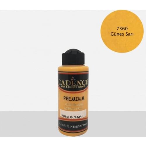 Cadence Acrylic Paint 7360-G. Yellow 120ml