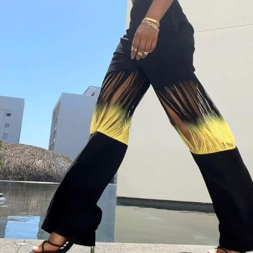 APRIL MODA Women's Wide Trousers