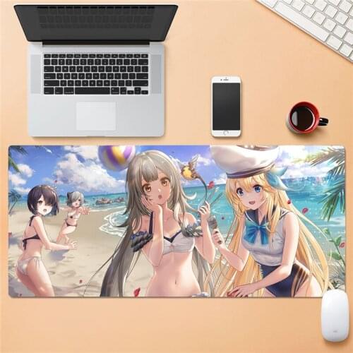 Large XXL Office Computer Desk Pad Desktop Keyboard Large Mouse Pad Leather Notebook Computer Pad Desk Anti-Slip Pad Gamer Mouse
