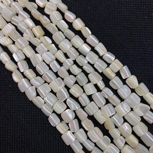 Irregular Shape Natural Sea Shell 8-10mm Mother-of-pearl Beads Suitable DIY Jewelry Making Necklace Bracelet Earring Accessories