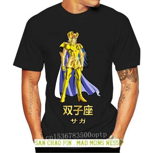 Saint Seiya Gemini 3 Anime Manga Series Japan T Shirt Black Basic Tee