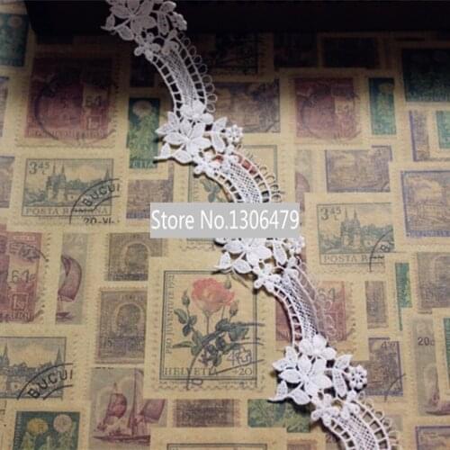 10yards/ Lot Exquisite Water Soluble Embroidery, DIY Handmade Accessories, Lace Width 3.3 Cm,RS1390